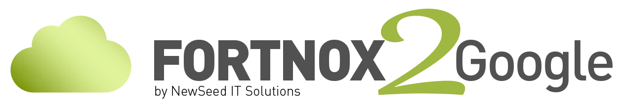 Logotyp Fortnox2Google